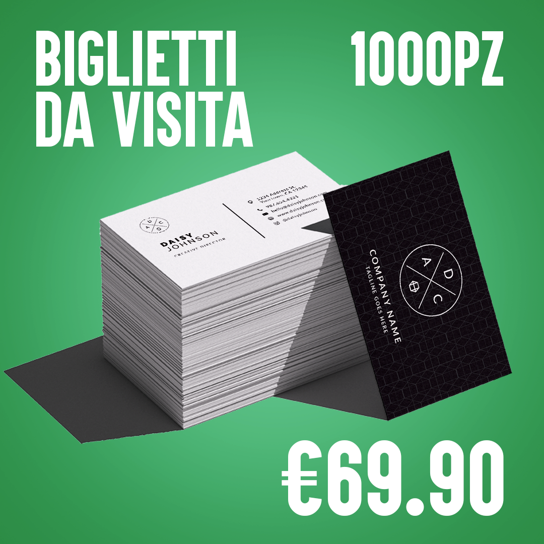 BIGLIETTINI DA VISITA - 1000pz.