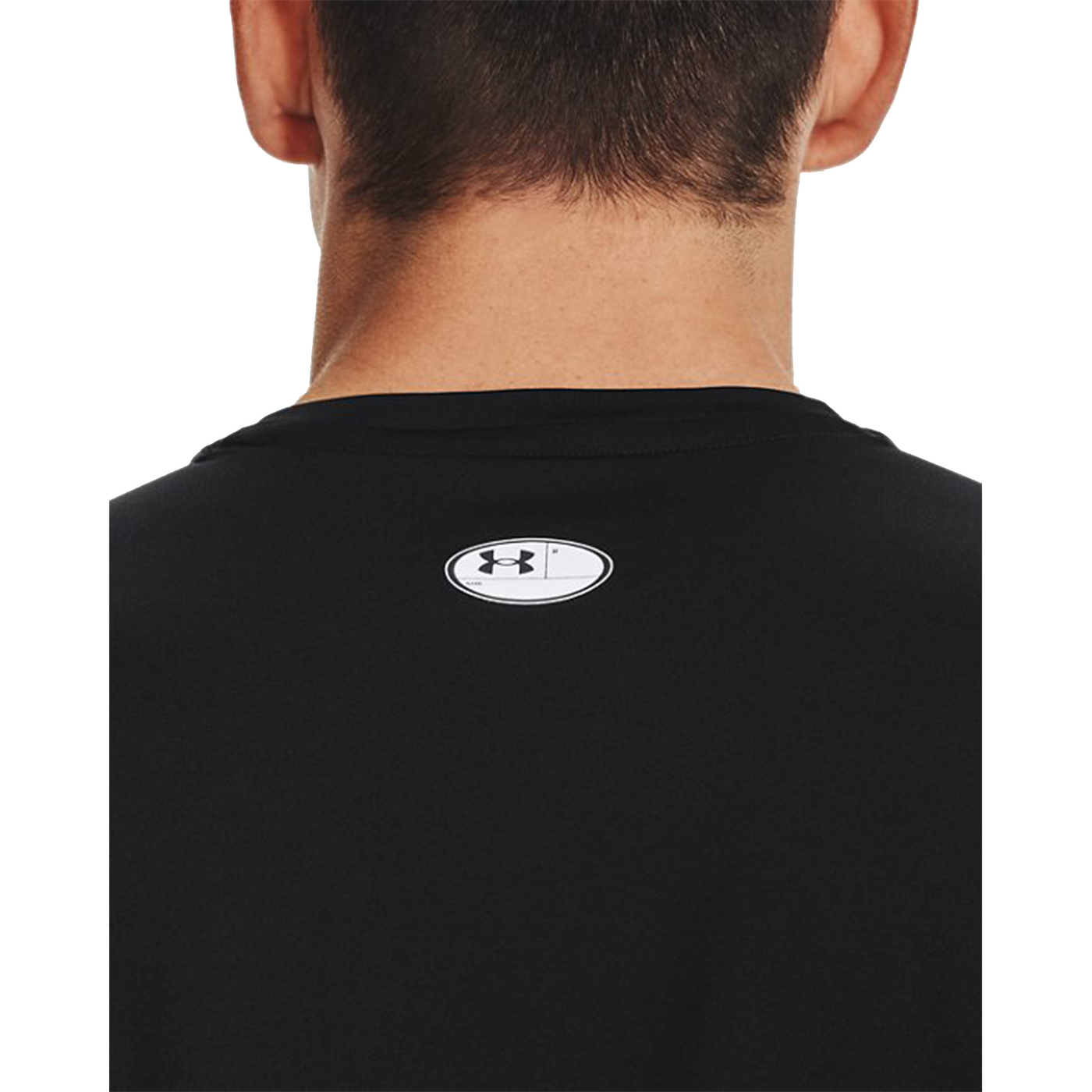 UA Maglia A Maniche Corte HeatGear® Fitted Da Uomo - Nero