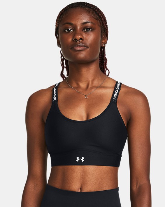 UA Infinity 2.0 Mid Bra - NERO