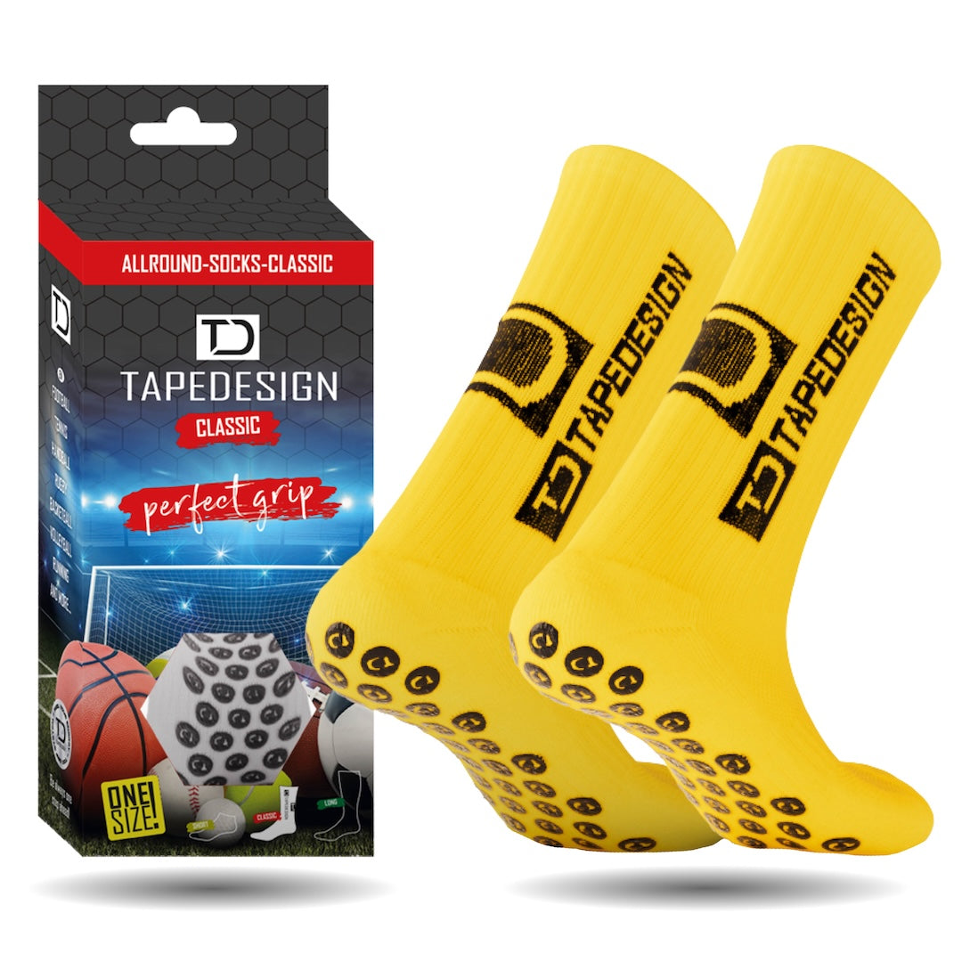 TAPEDESIGN - CALZE ALLROUND GIALLO