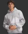 UA ICON FLEECE PRINTED - MOD GRAY