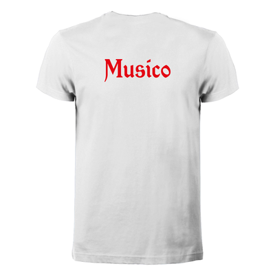 T-SHIRT CON LOGO CUORE COLLO A V - MUSICO