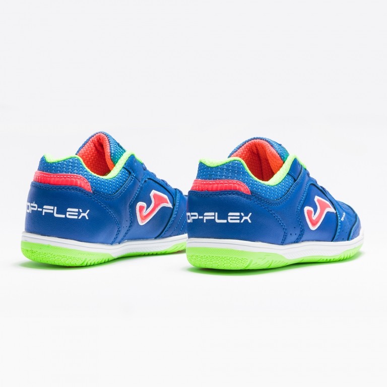 TOP FLEX JR - BLU ROYAL/VERDE FLUO